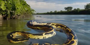 sonhar com cobra dentro da agua