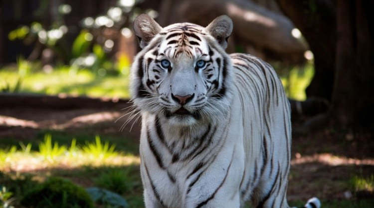 sonhar com tigre branco