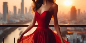 Sonhar com vestido Vermelho